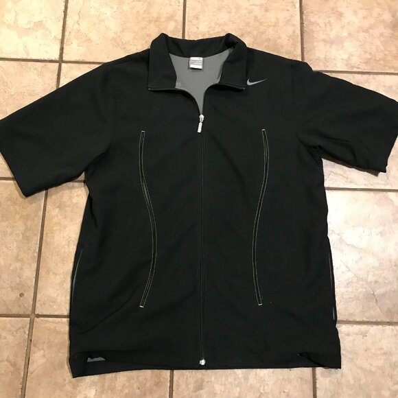 Men's Nike Fit Dry Kobe Bryant Full Zip Short Sleeve Shooting Jacket-Size M - Picture 3 of 14